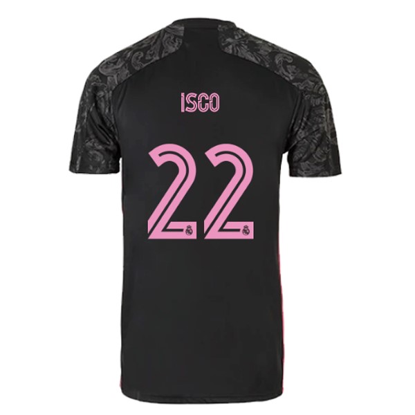 Camiseta Real Madrid 3ª Kit NO.22 Isco 2020 2021 Negro